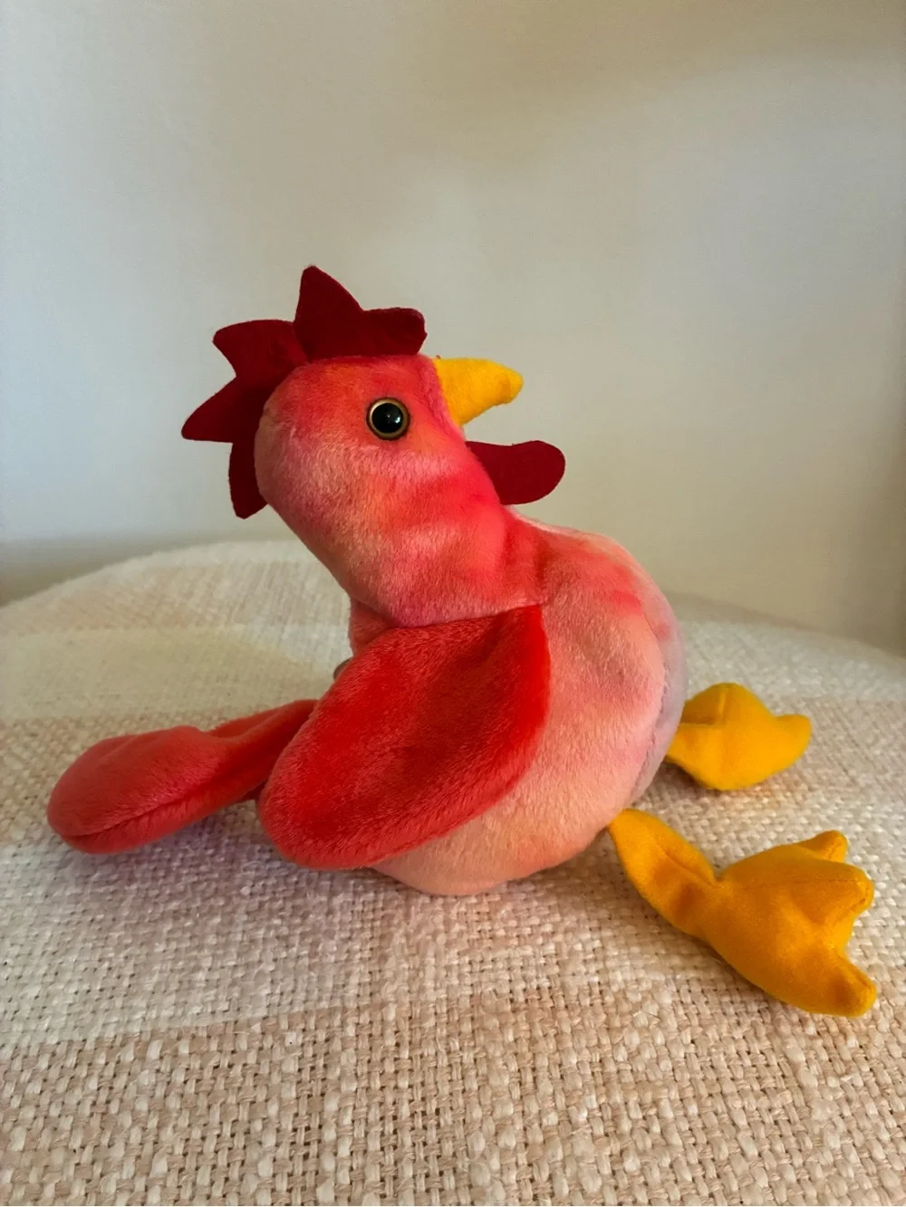 Ty Beanie Babies - “Strut” the Rooster - 90s vintage collectible with tags